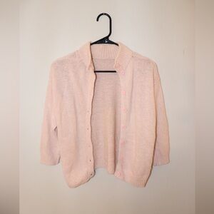 Gitano Light Pink Button-Up Cardigan